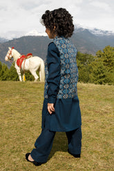 Printed Waist Coat 3Pc Infant
